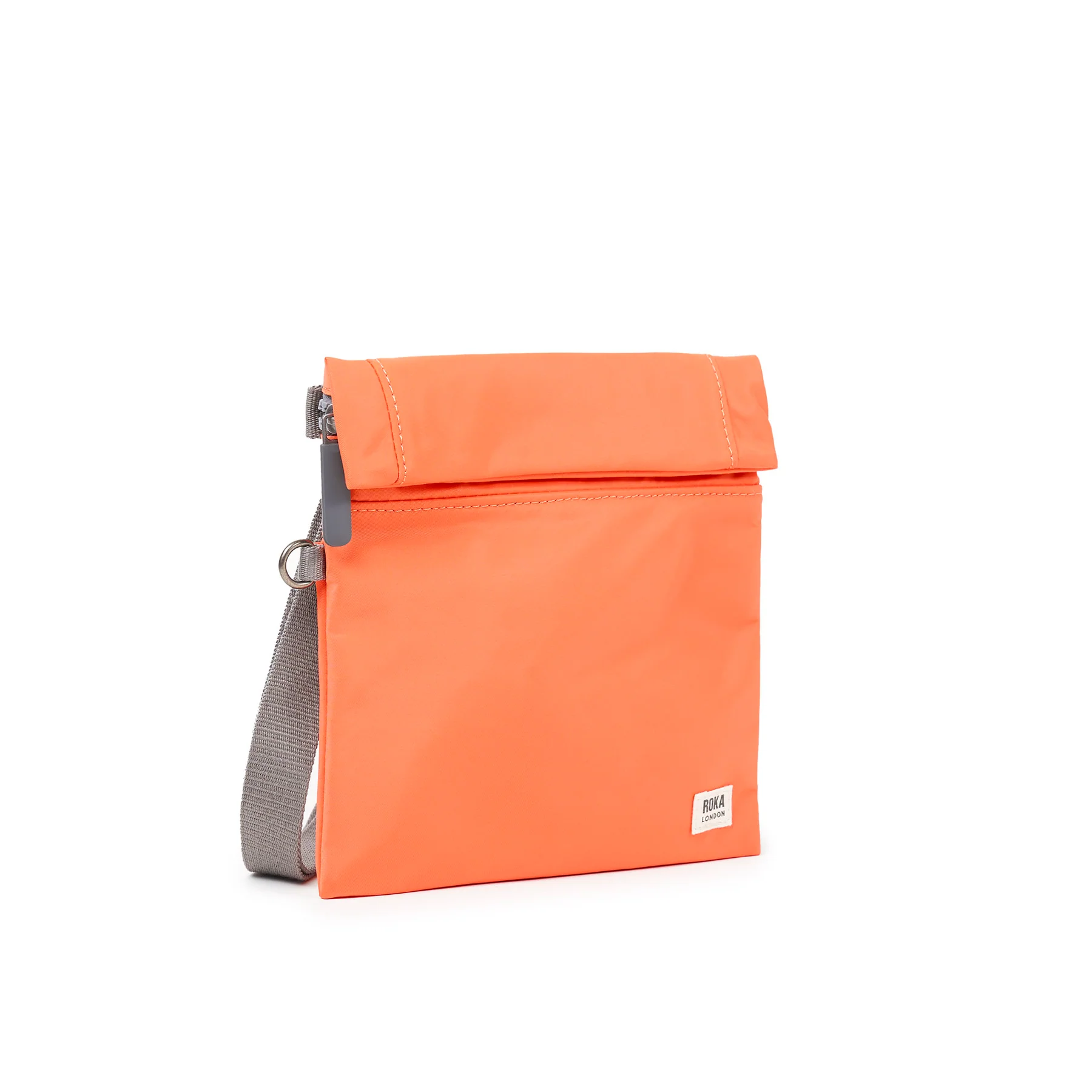Roka Stratford Crossbody Bag Recycled Nylon Firecracker - Image 3