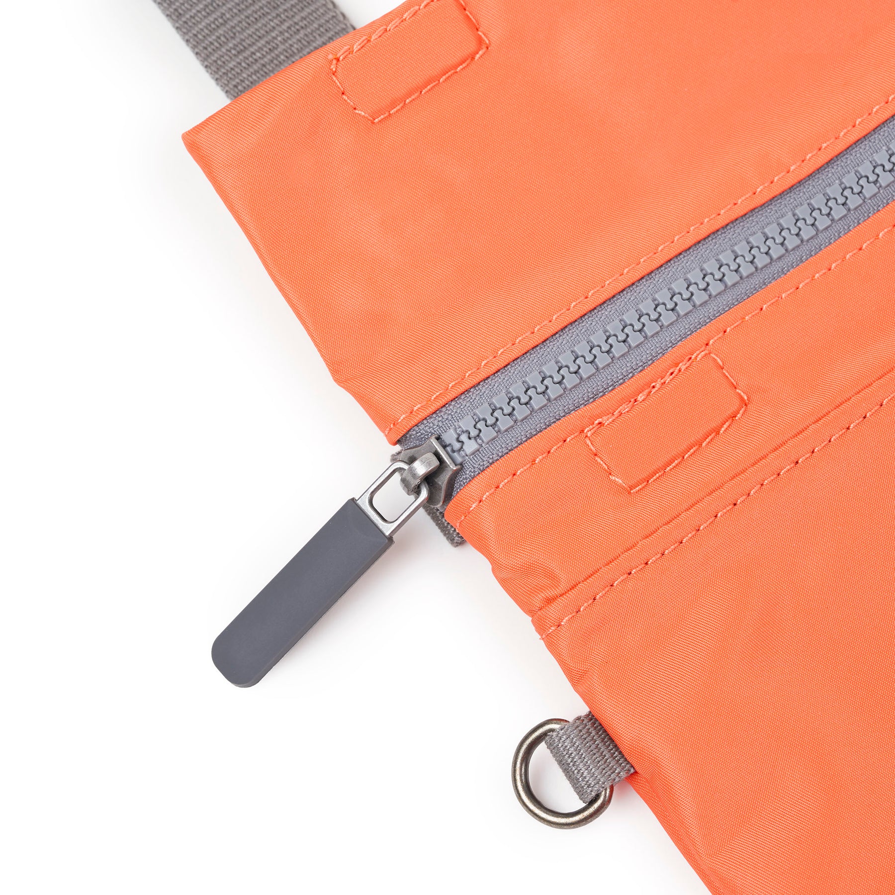 Roka Stratford Crossbody Bag Recycled Nylon Firecracker - Image 5