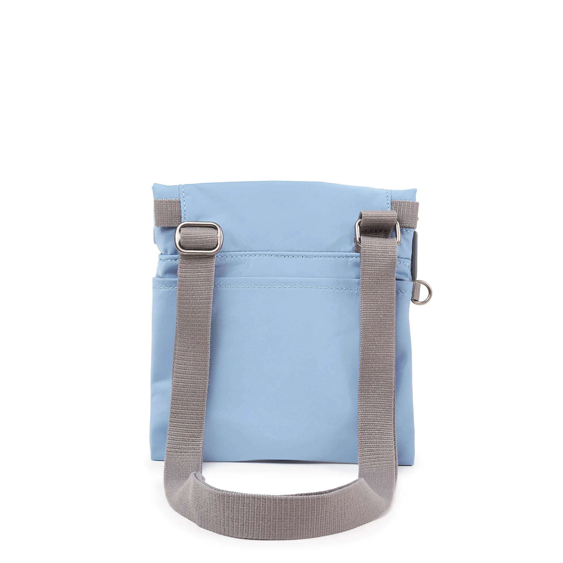 Roka Stratford Crossbody Bag Recycled Nylon Retro Blue - Image 4