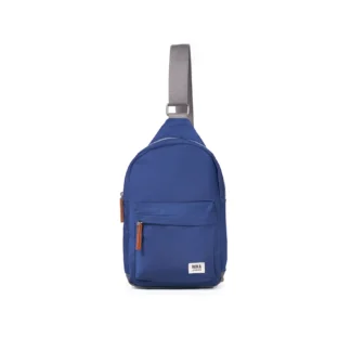 Roka Willesden Sling Bag Recycled Nylon Crisp Blue