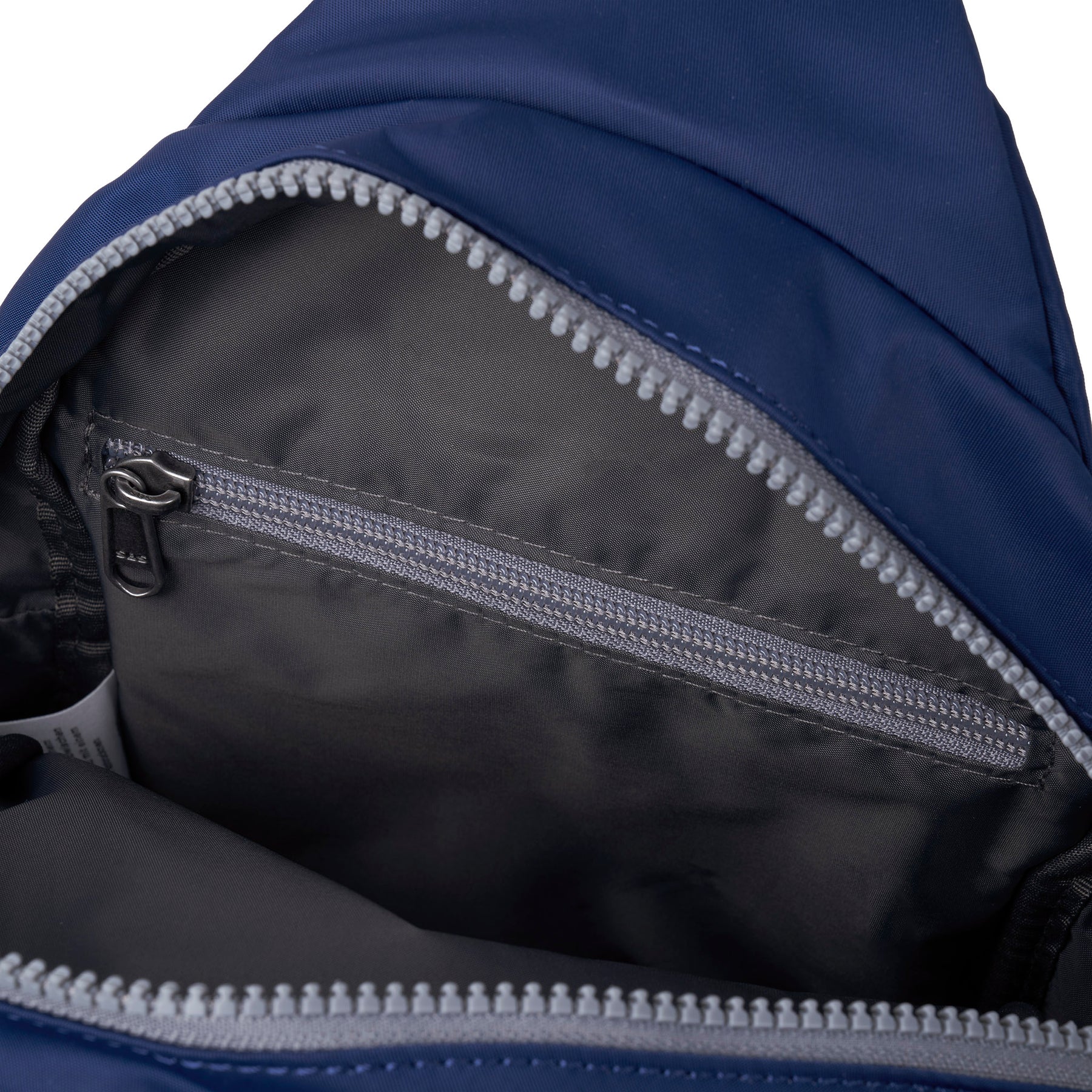 Roka Willesden Sling Bag Recycled Nylon Crisp Blue - Image 7