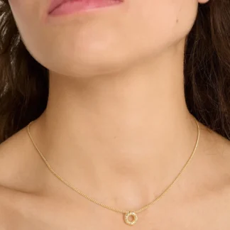 Tutti & Co Silence Necklace Gold