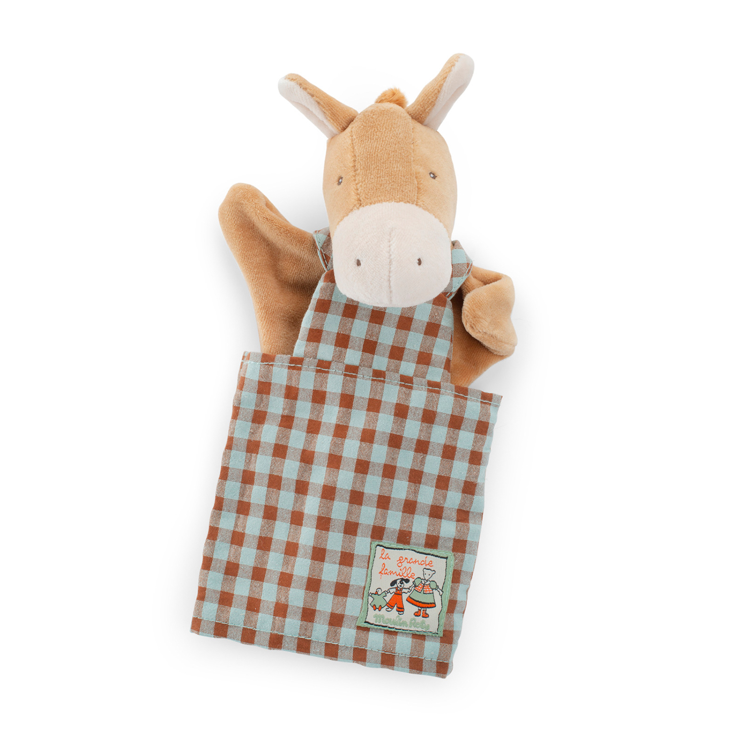 Moulin Roty La Grande Famille Hand Puppet Hugo the Horse - Image 3