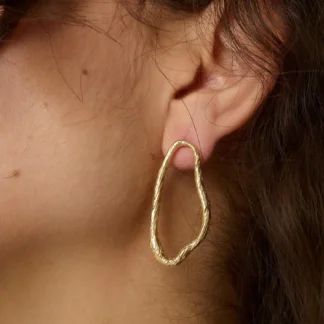 Tutti & Co Mira Large Earrings Gold