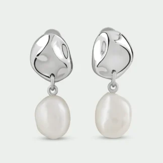 Tutti & Co Perla Earrings Silver