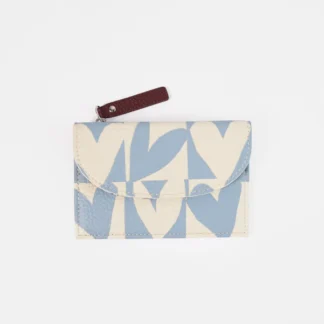 Caroline Gardner at Gifted Boston Spa - Blue Checkmate Hearts Card Holder Coin Purse