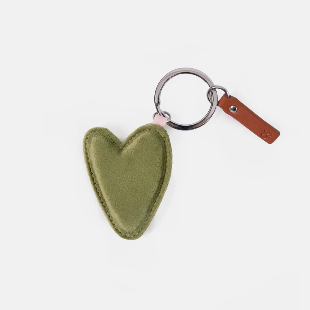 Caroline Gardner at Gifted Boston Spa - Green Velvet Keyring
