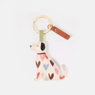 Caroline Gardner at Gifted Boston Spa - Multi Hearts Labrador Keyring