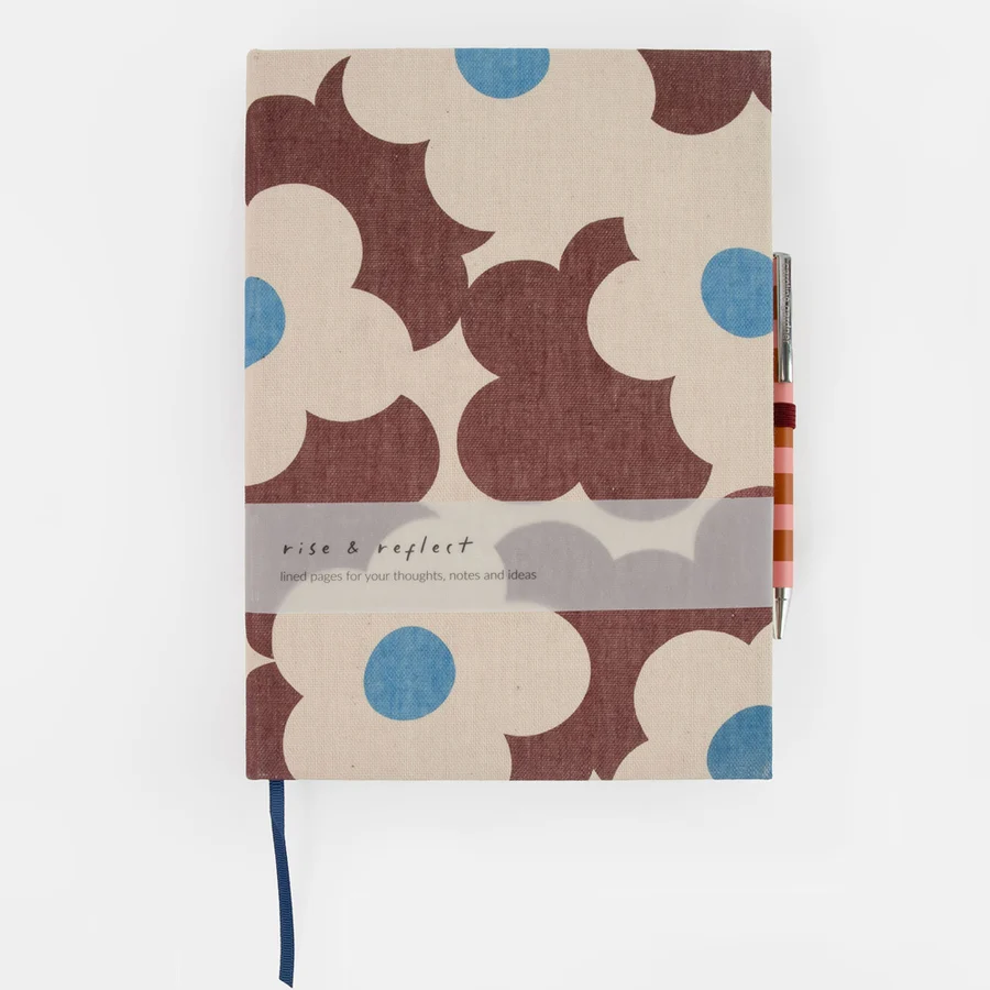 Caroline Gardner at Gifted Boston Spa - Wine Flower Case Bound Notebook