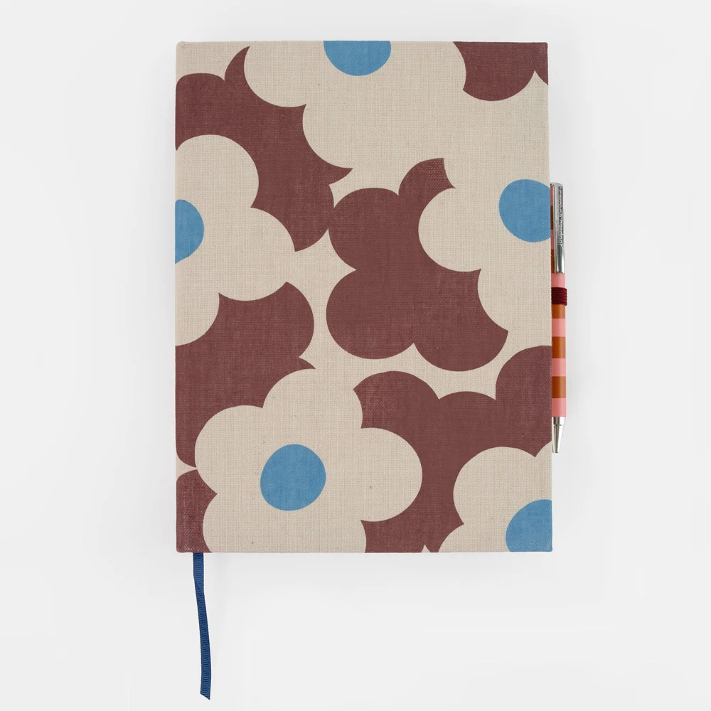 Caroline Gardner Wine Flower Casebound Notebook & Pen Set - Image 4