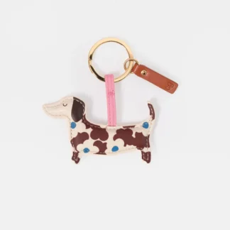 Caroline Gardner at Gifted Boston Spa - Wine Flower Dachsund Keyring