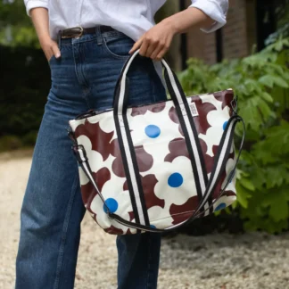 Caroline Gardner at Gifted Boston Spa - Wine Flower Weekend Bag