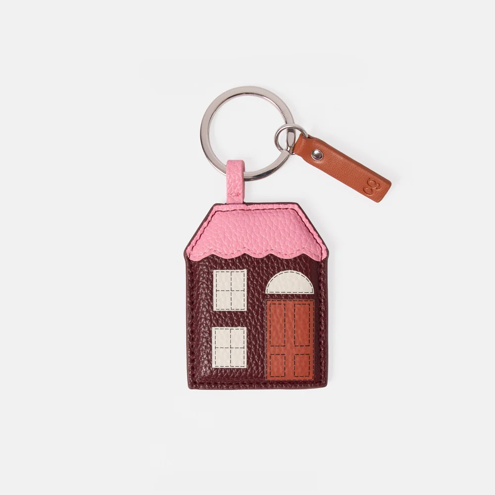 Caroline Gardner at Gifted Boston Spa - Wine and Pink House Keyring