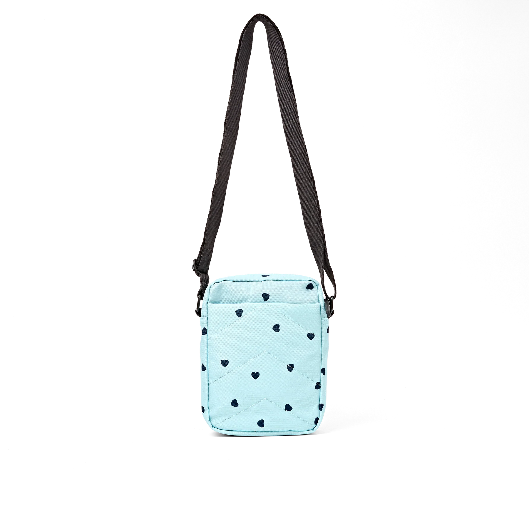 Roka Bond Pocket Recycled Canvas Small Cross Body Bag Hearts - Image 5