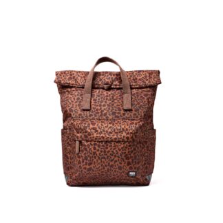 Roka Canfield Rolltop Backpack Mini Leopard Medium