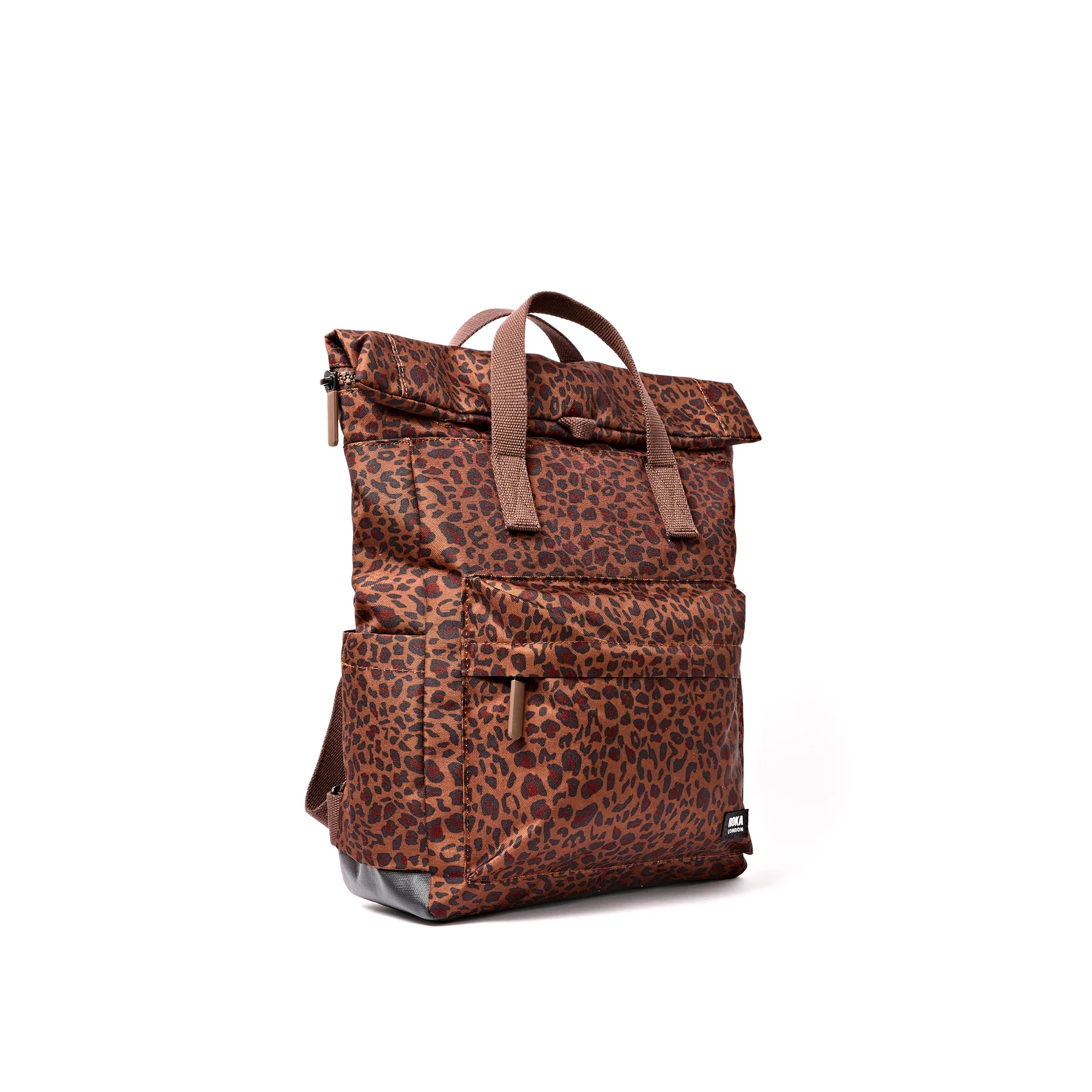 Roka Canfield Rolltop Backpack Mini Leopard Medium - Image 4