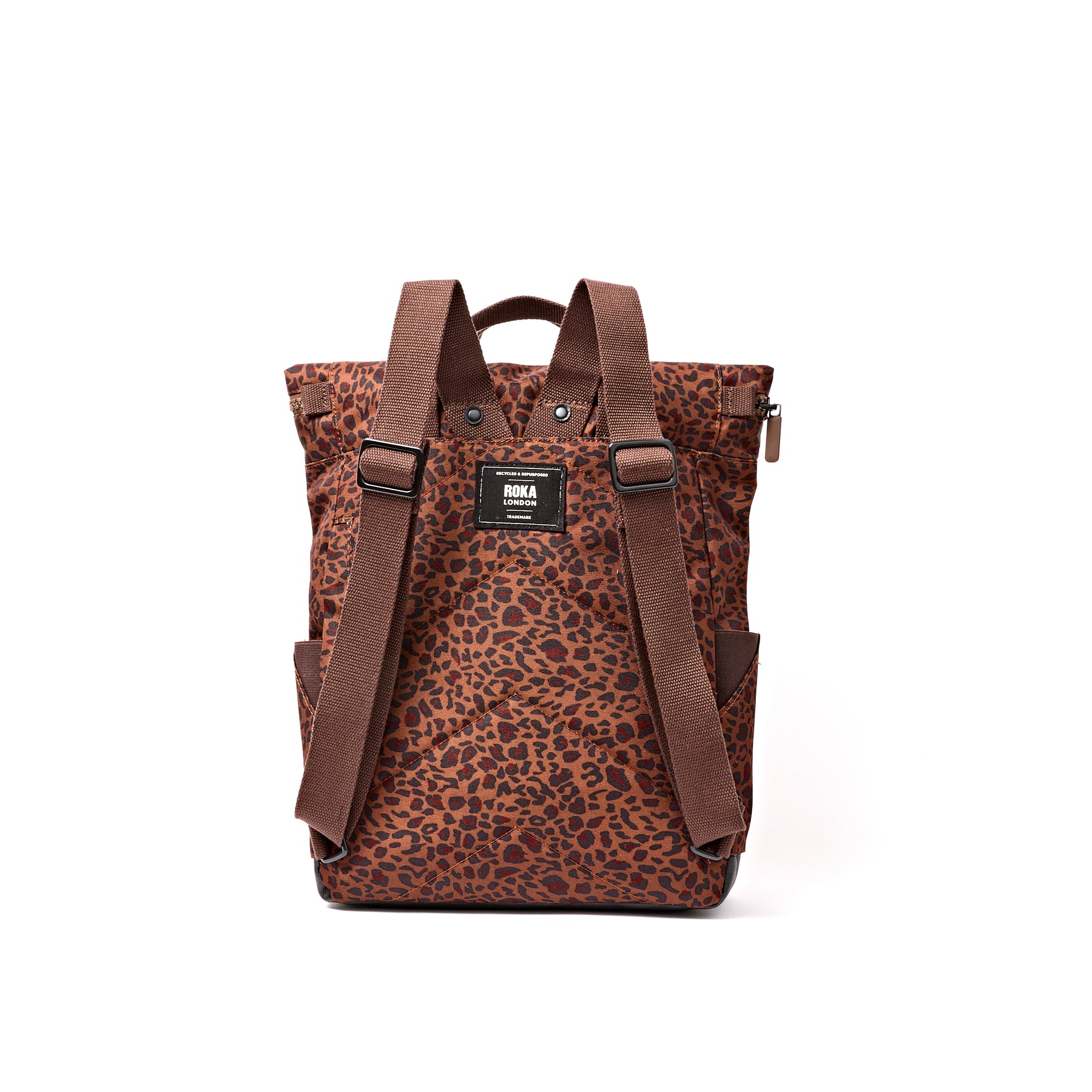 Roka Canfield Rolltop Backpack Mini Leopard Medium - Image 6