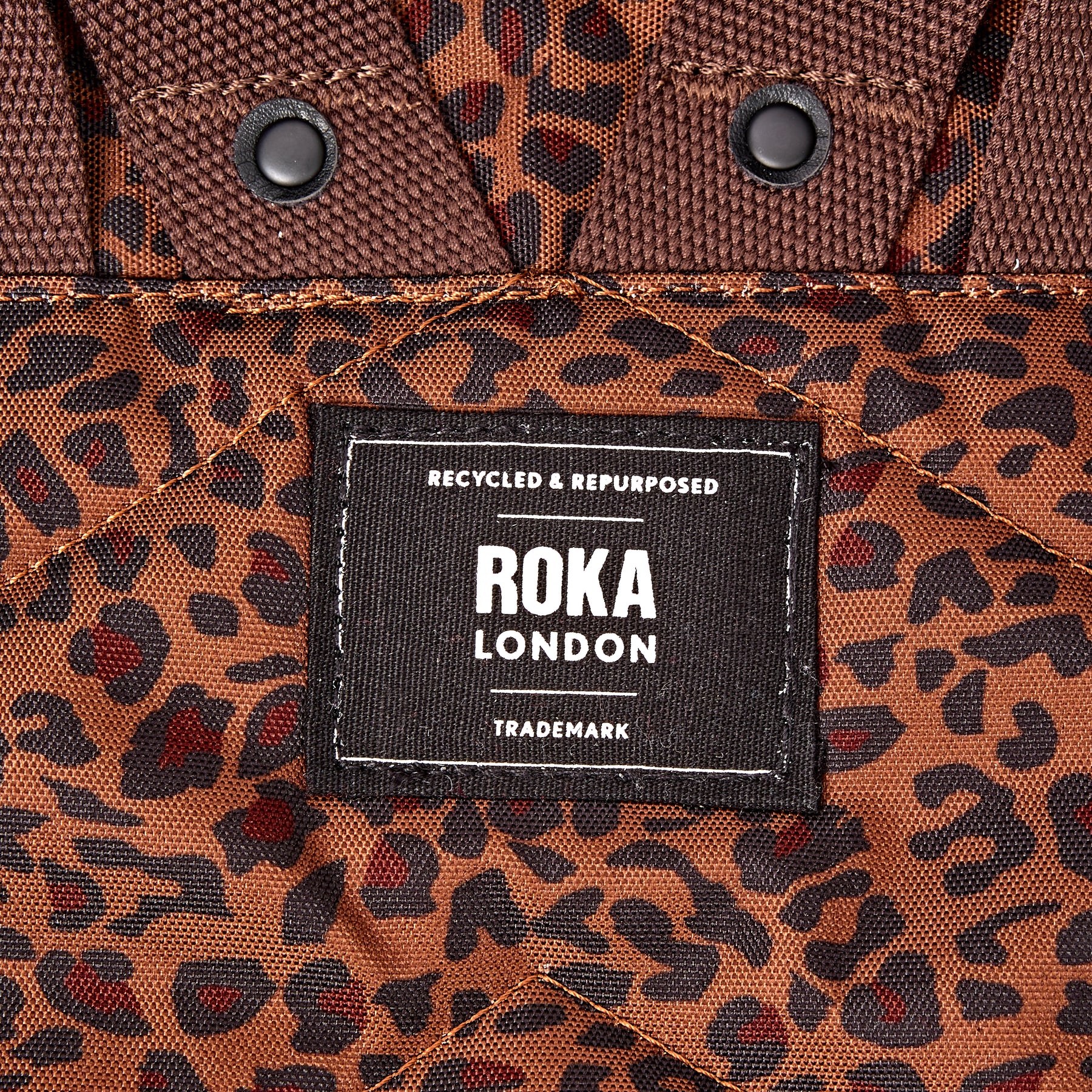 Roka Canfield Rolltop Backpack Mini Leopard Medium - Image 9