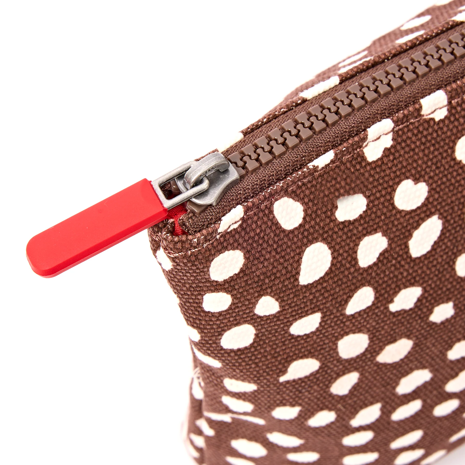 Roka Maida Vale Pouch Cotton Canvas Brown Spot - Image 6