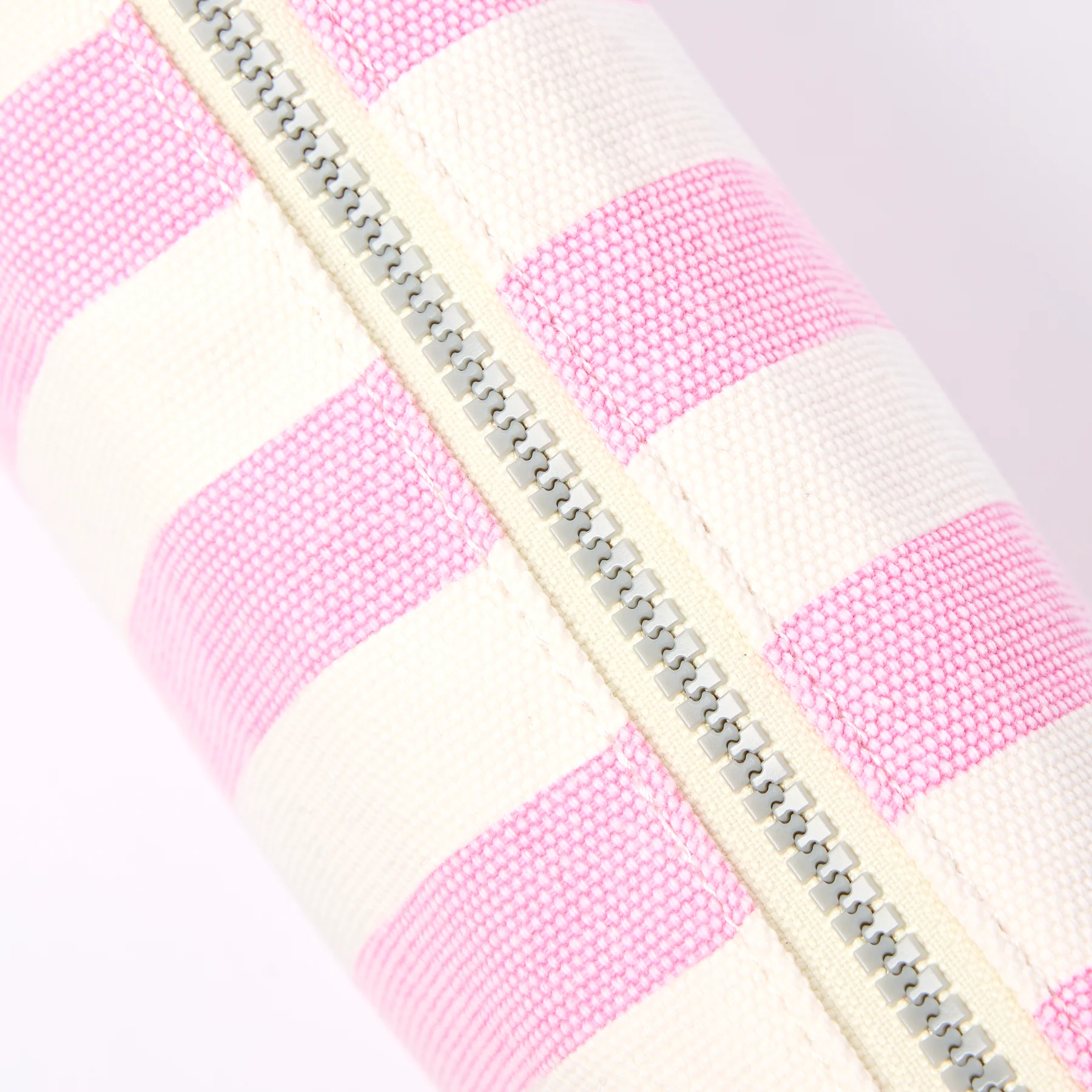 Roka Maida Vale Pouch Medium in Sherbet Stripe Cotton Canvas - Image 7
