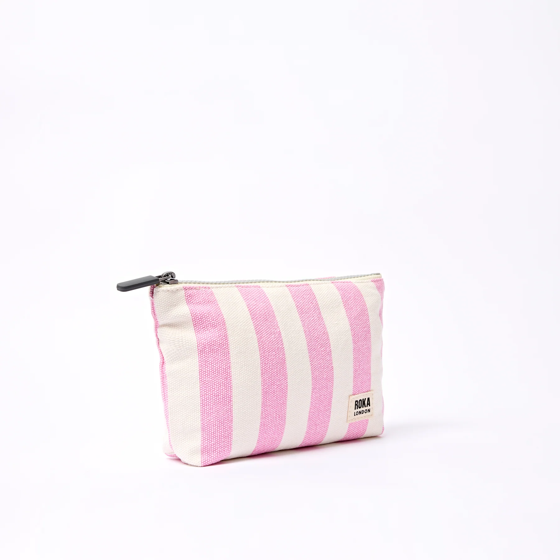 Roka Maida Vale Pouch Small in Sherbert Cotton Canvas - Image 3