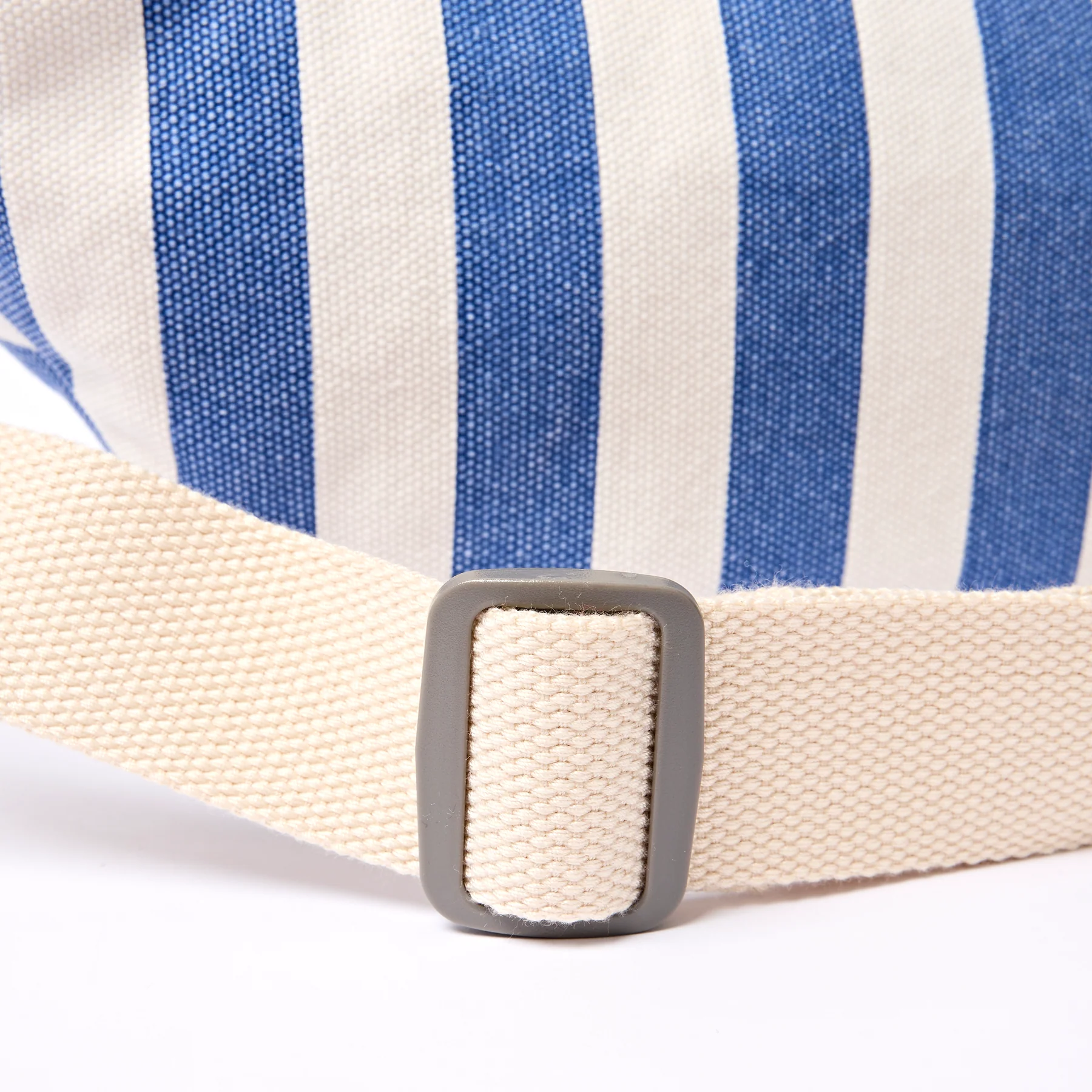 Roka Mill Hill Crossbody Bag in Denim Stripe Cotton Canvas - Image 9