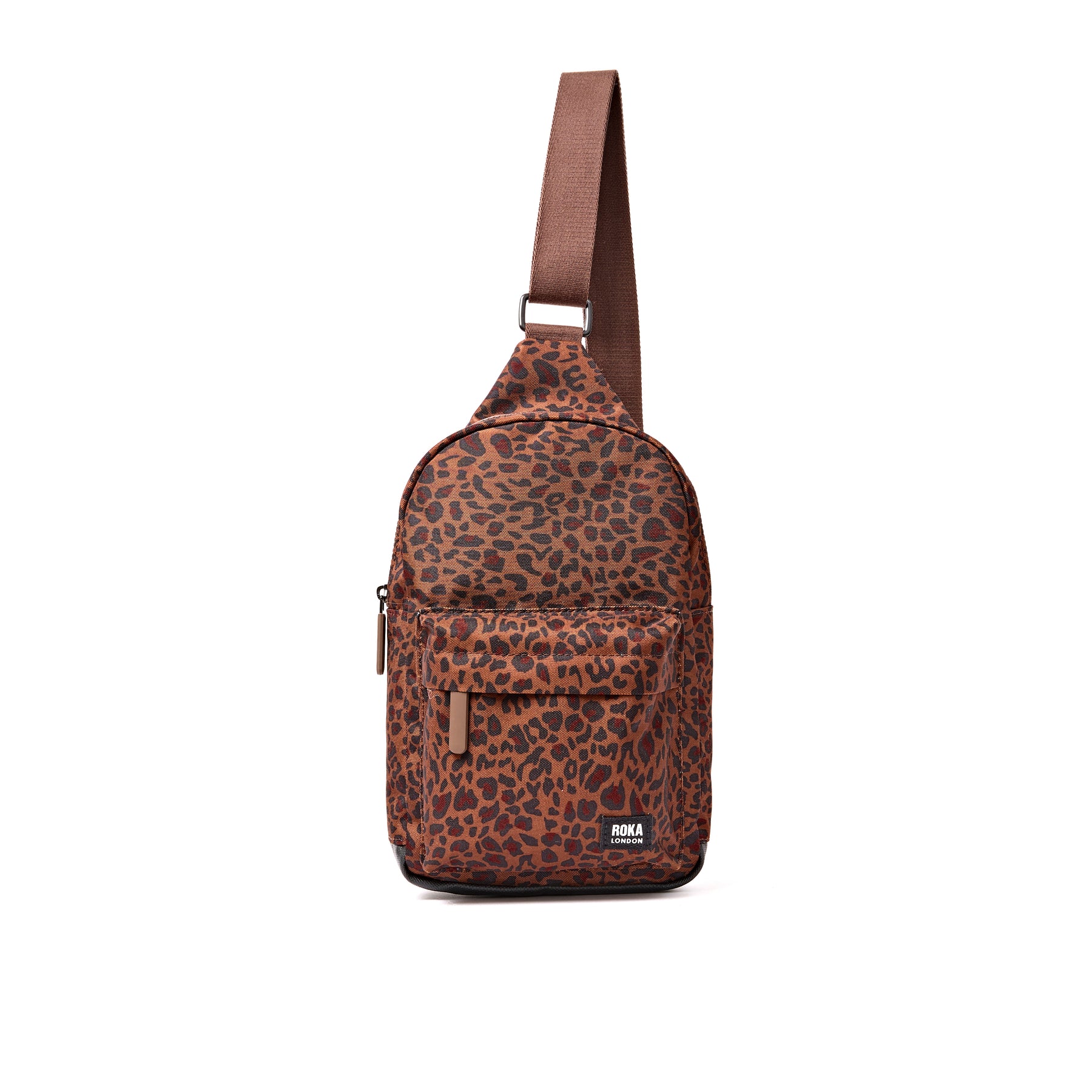 Roka Willesden Sling Bag Mini Leopard