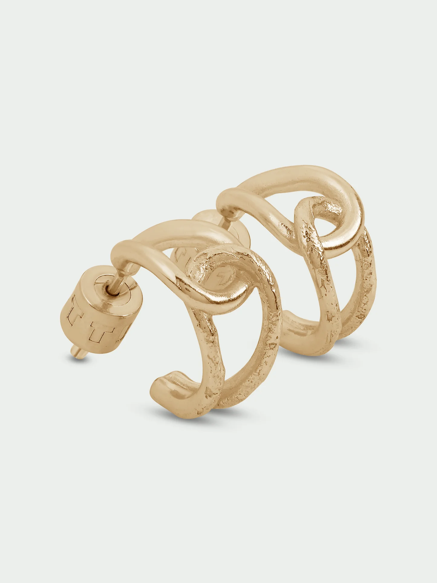 Tutti & Co Alder Earrings Gold - Image 2