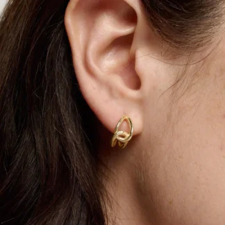 Tutti at Gifted Boston Spa - Alder Earing Gold EA818G