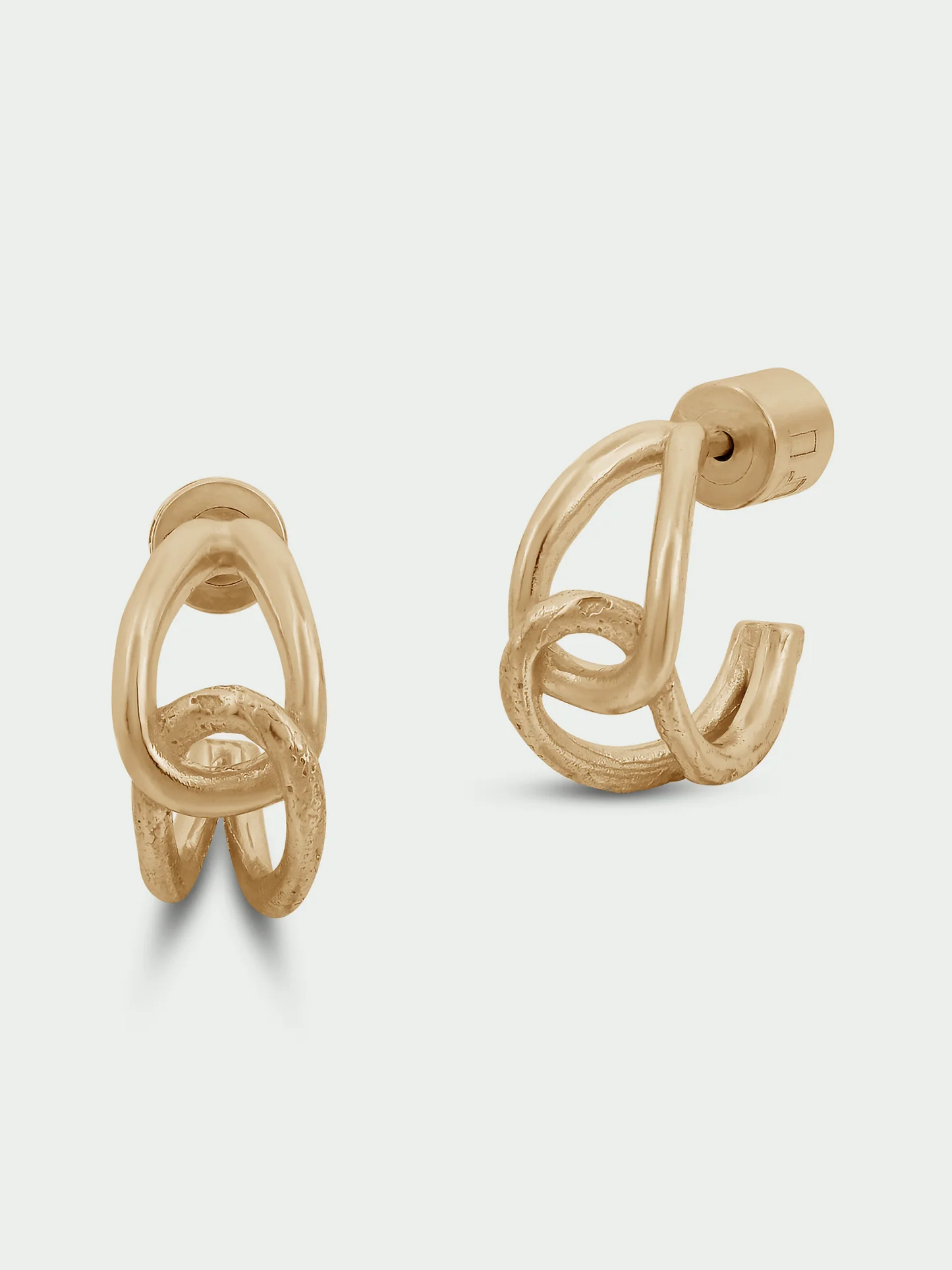 Tutti & Co Alder Earrings Gold - Image 4