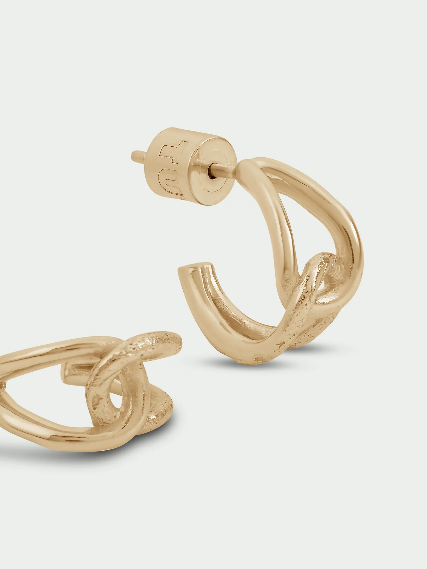 Tutti & Co Alder Earrings Gold - Image 5