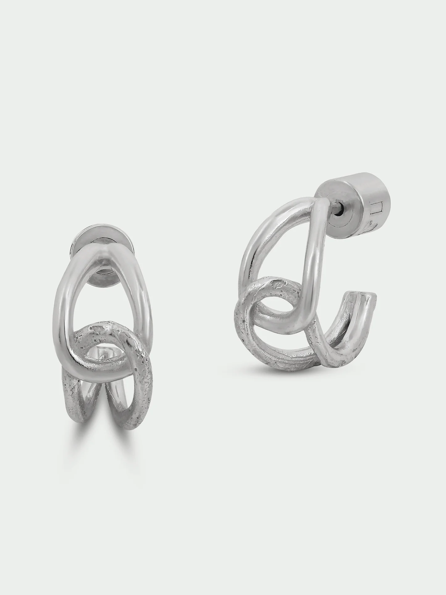 Tutti & Co Alder Earrings Silver - Image 2