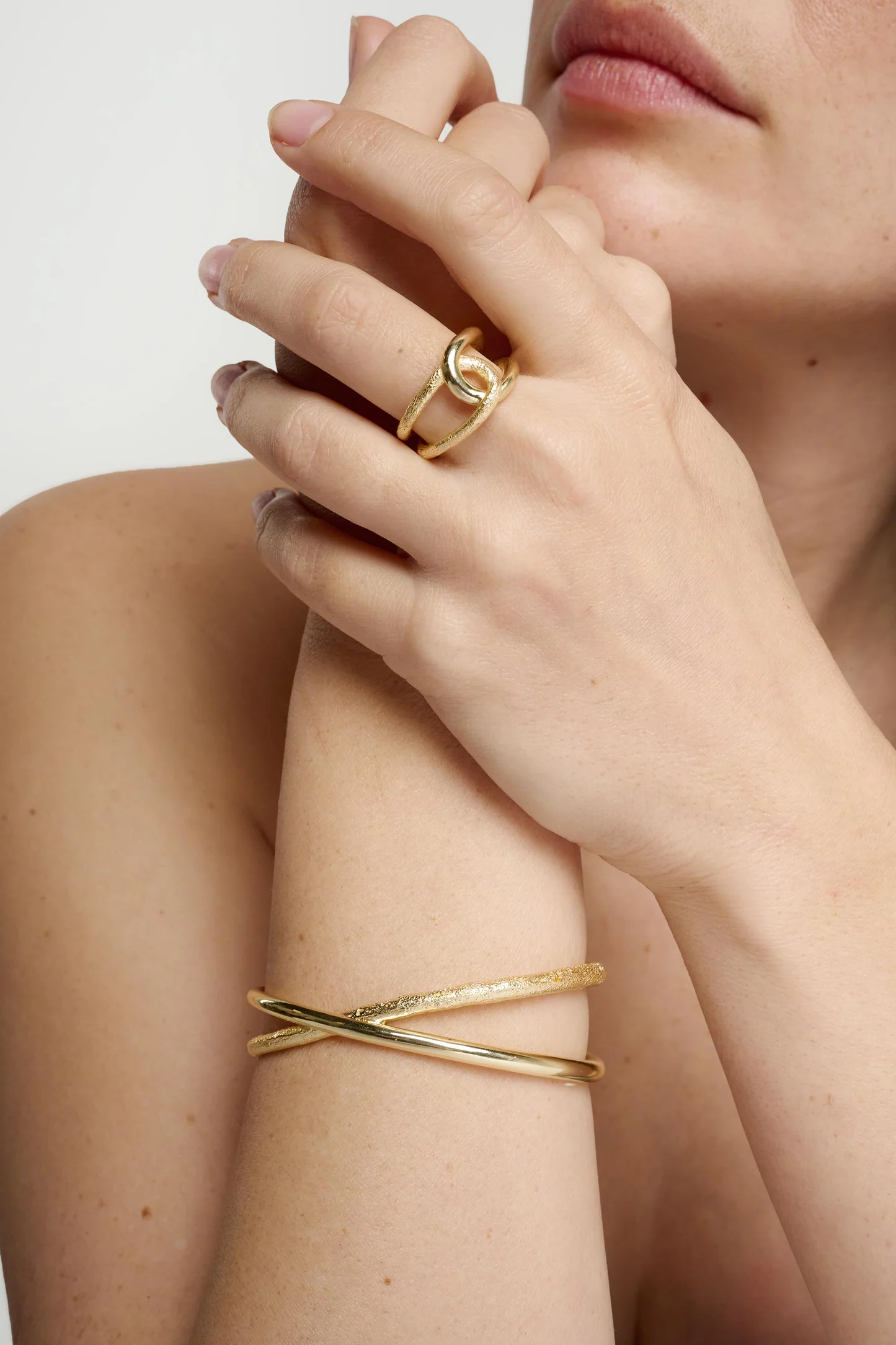 Tutti & Co Alder Ring Gold - Image 4