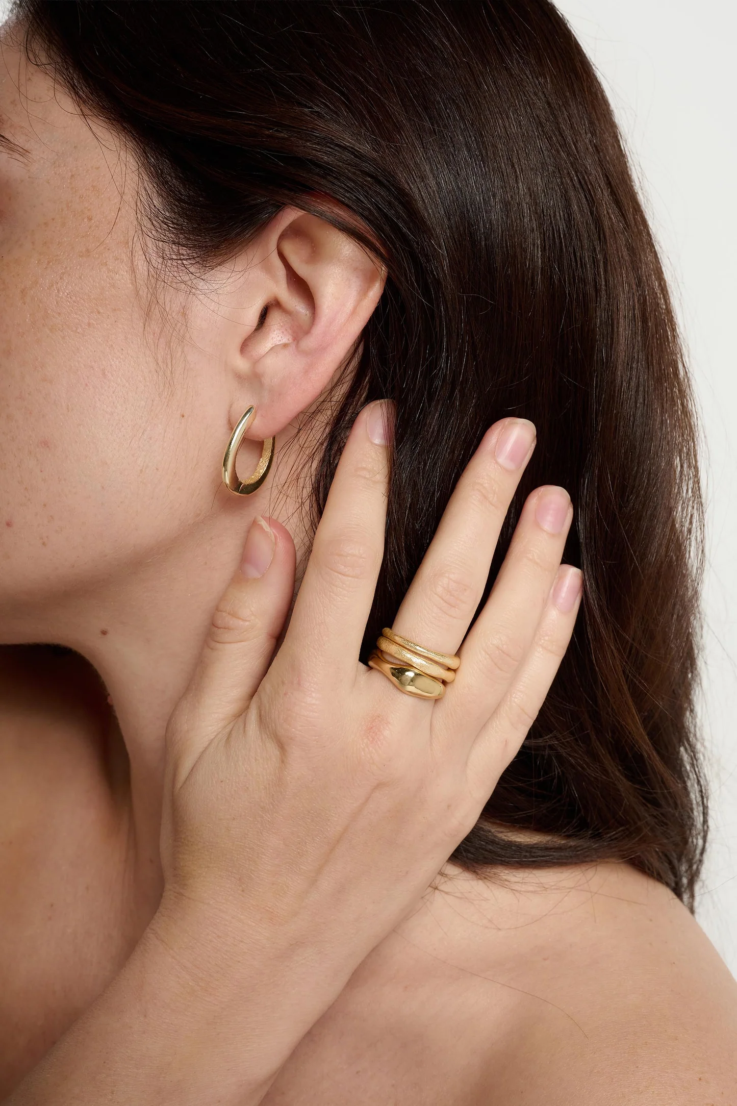 Tutti & Co Aspen Earrings Gold - Image 5