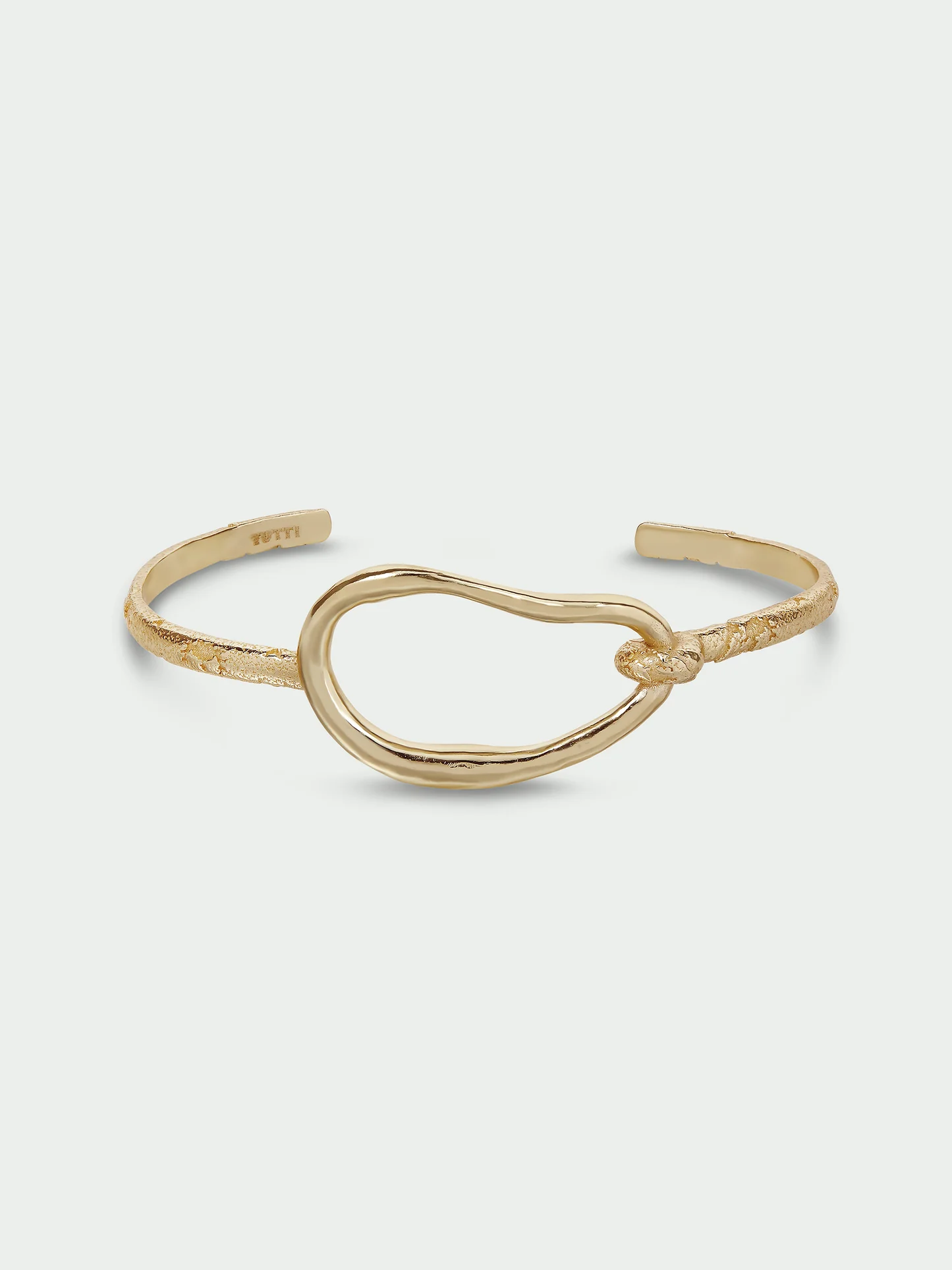 Tutti & Co Birch Bangle Gold - Image 2