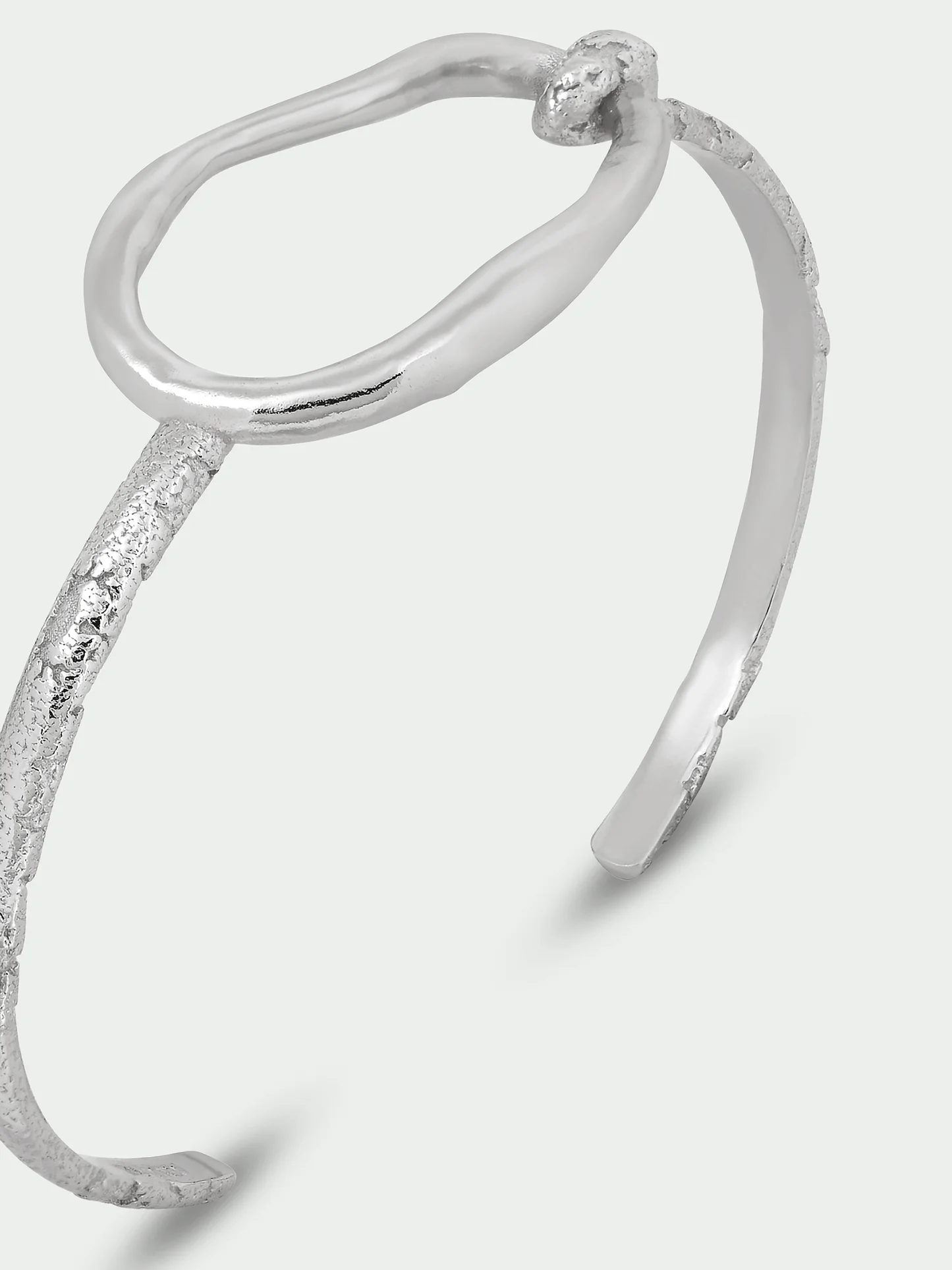 Tutti & Co Birch Bangle Silver - Image 2