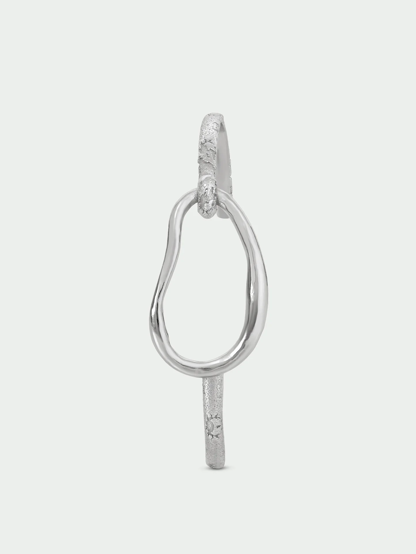 Tutti & Co Birch Bangle Silver - Image 4
