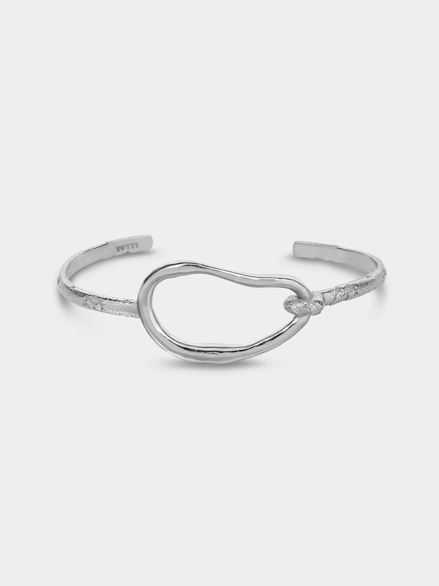 Tutti & Co Birch Bangle Silver - Image 5