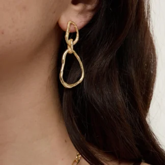 Tutti at Gifted Boston Spa - Birch Earring Gold EA817G