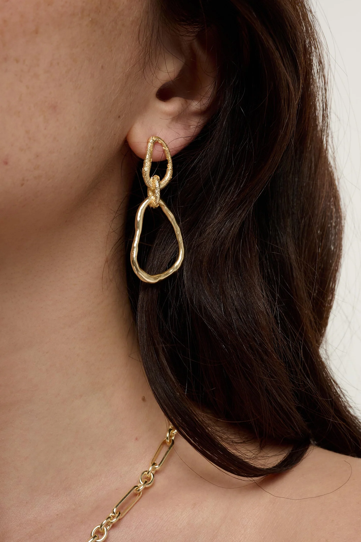 Tutti at Gifted Boston Spa - Birch Earring Gold EA817G
