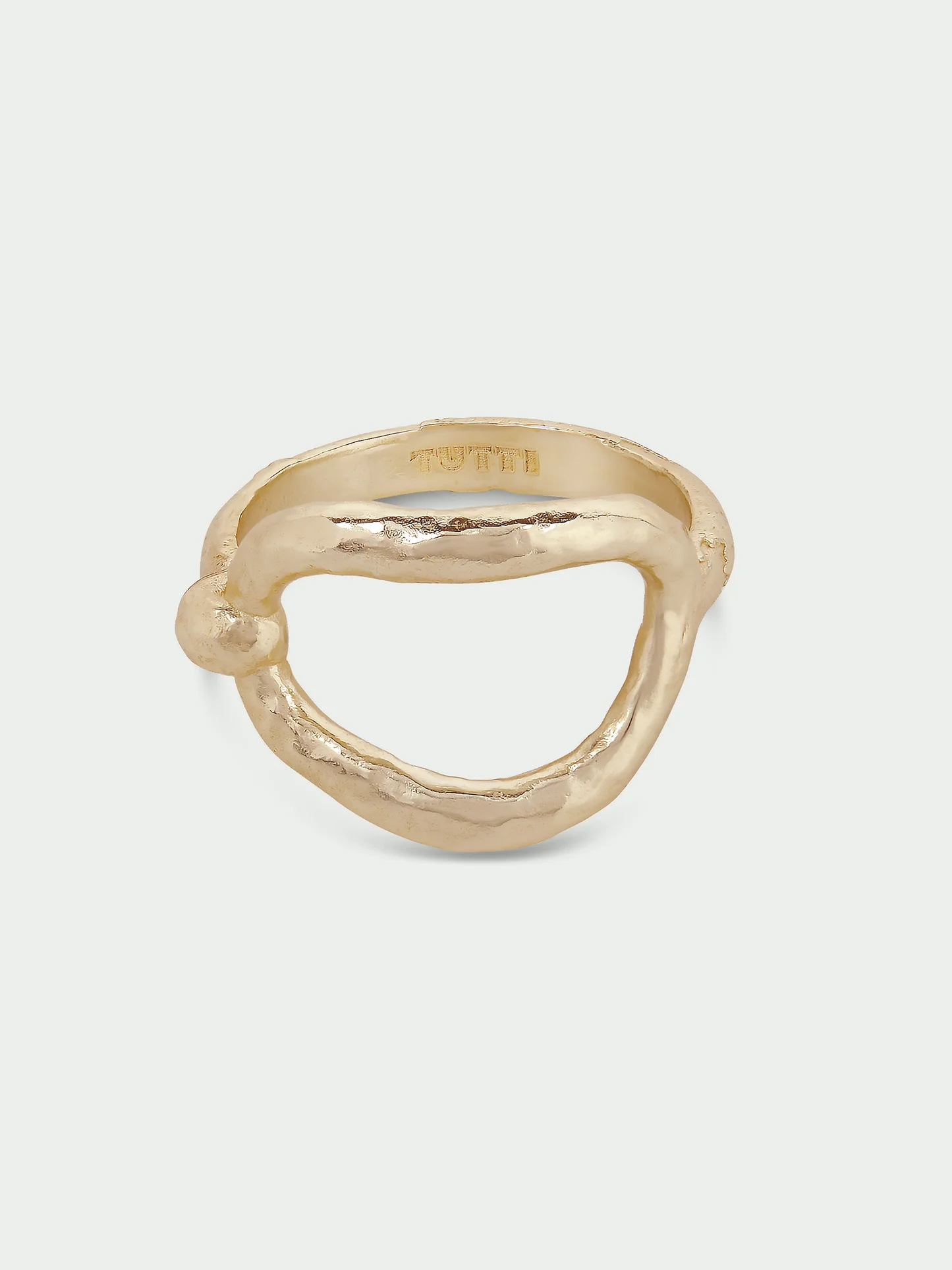 Tutti & Co Birch Ring Gold - Image 4