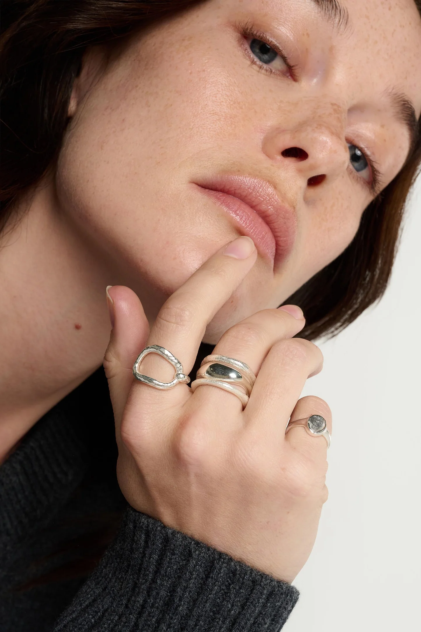 Tutti & Co Birch Ring Silver - Image 3