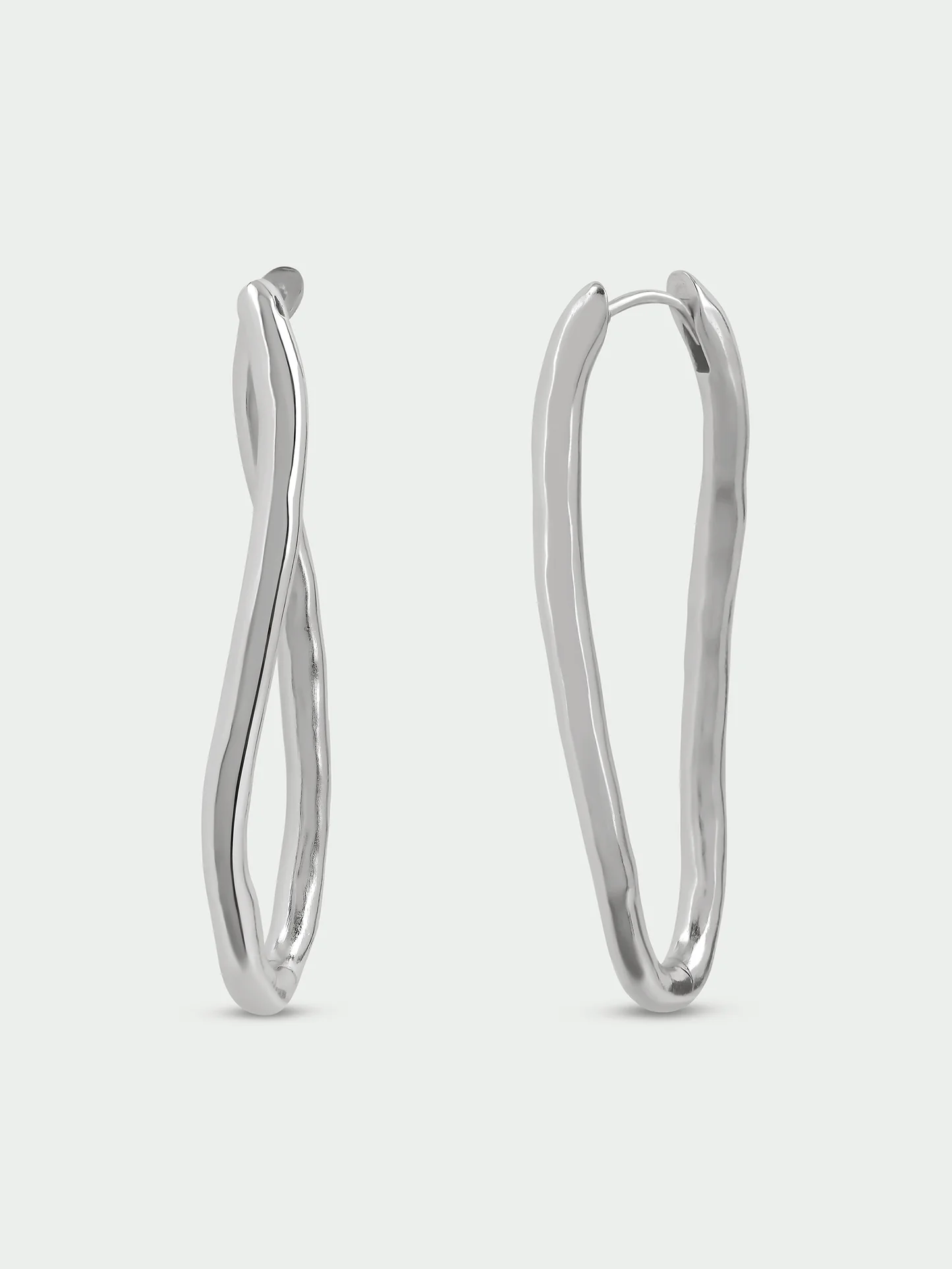 Tutti & Co Blend Earrings Silver - Image 2