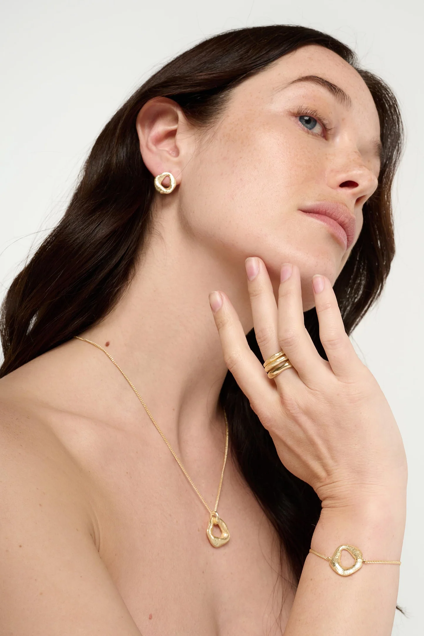 Tutti & Co Delta Earrings Gold - Image 5