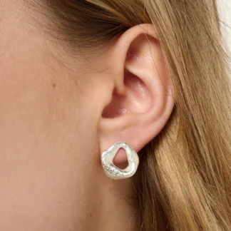 Tutti & Co Delta Earrings Silver