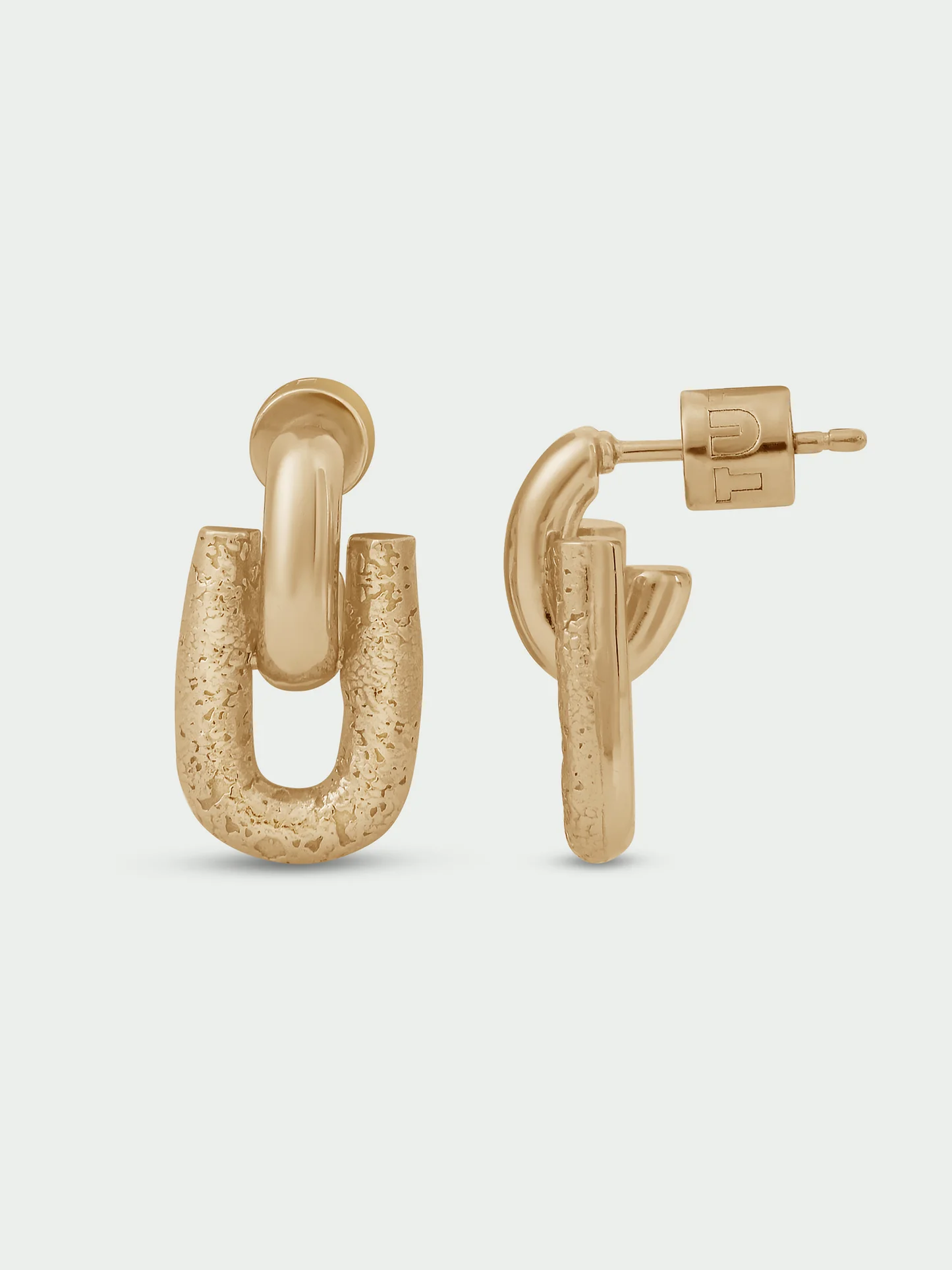 Tutti & Co Evolve Earrings Gold - Image 4