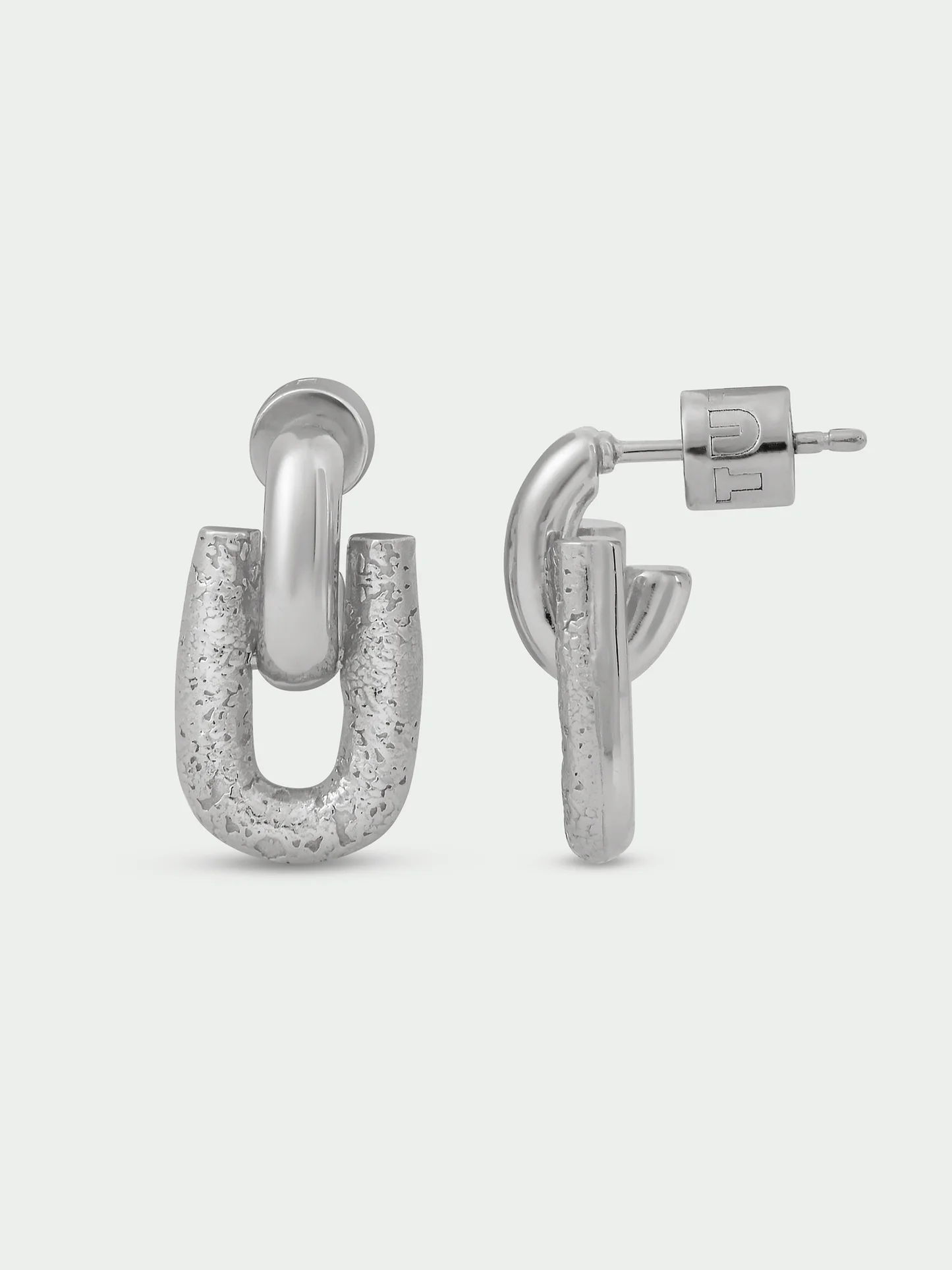 Tutti & Co Evolve Earrings Silver - Image 2