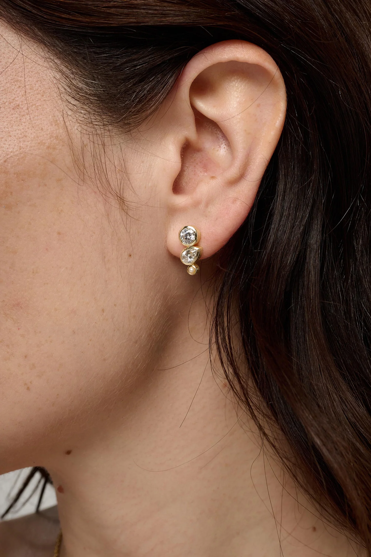 Tutti at Gifted Boston Spa - Pure Earrings Gold EA798G