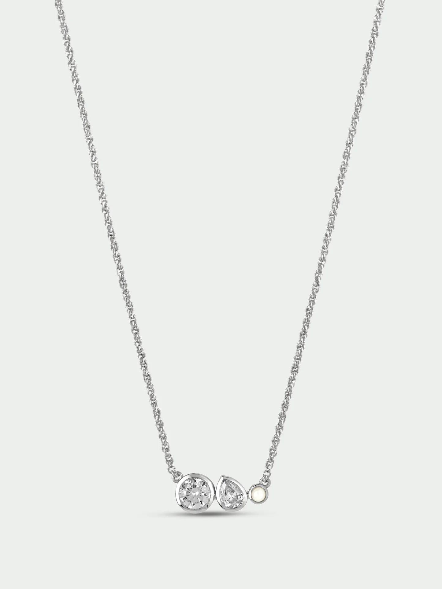 Tutti & Co Pure Necklace Silver NE829S - Image 4