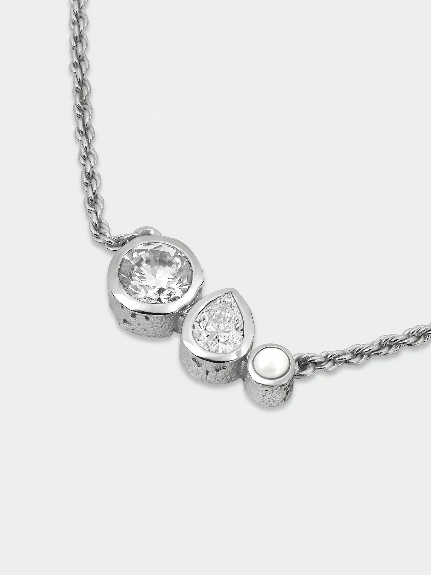 Tutti & Co Pure Necklace Silver NE829S - Image 5